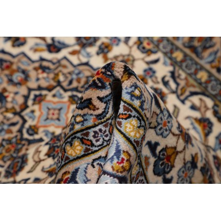 Tappeto Kashan Fine Persia beige grigio 100x152