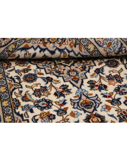 Tappeto Kashan Fine Persia beige grigio 100x152