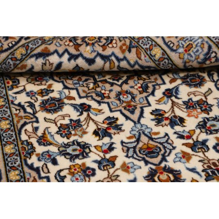 Tappeto Kashan Fine Persia beige grigio 100x152