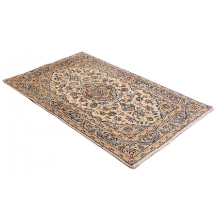 Tappeto Kashan Fine Persia beige bianco 93x156