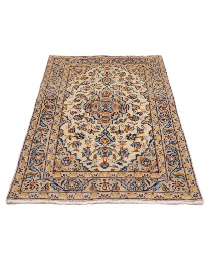 Tappeto Kashan Fine Persia beige bianco 93x156