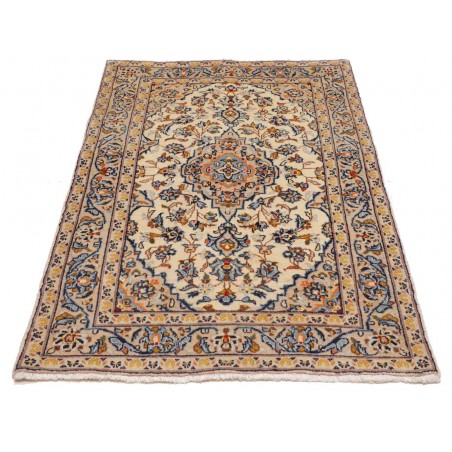 Tappeto Kashan Fine Persia beige bianco 93x156