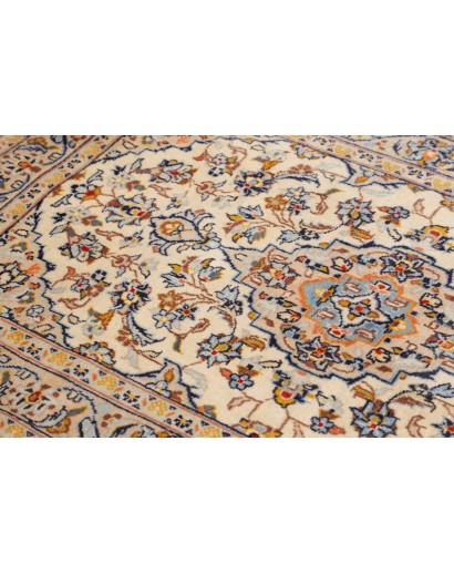 Tappeto Kashan Fine Persia beige bianco 93x156