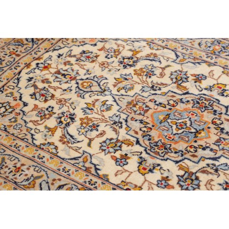 Tappeto Kashan Fine Persia beige bianco 93x156