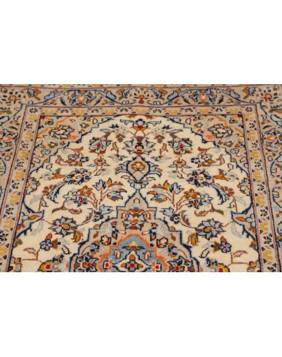 Tappeto Kashan Fine Persia beige bianco 93x156