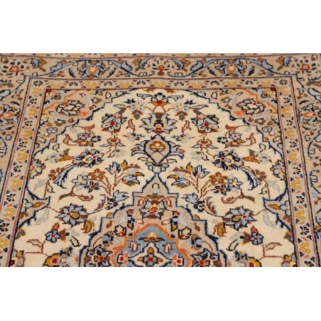 Tappeto Kashan Fine Persia beige bianco 93x156