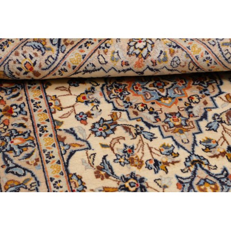 Tappeto Kashan Fine Persia beige bianco 93x156