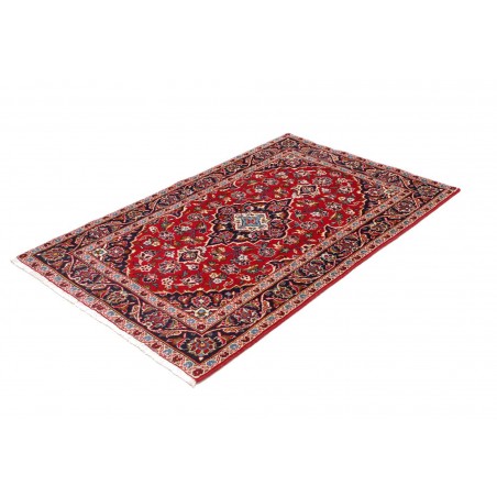 Tappeto Kashan Fine Persia marrone giallo 104x158