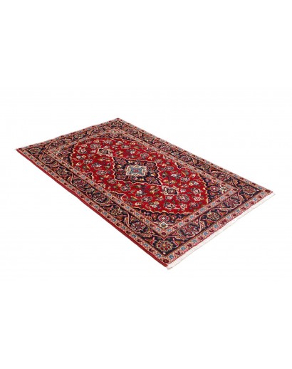 Tappeto Kashan Fine Persia marrone giallo 104x158