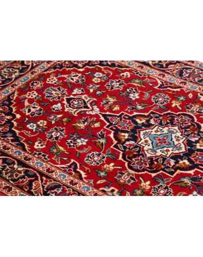 Tappeto Kashan Fine Persia marrone giallo 104x158