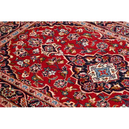 Tappeto Kashan Fine Persia marrone giallo 104x158