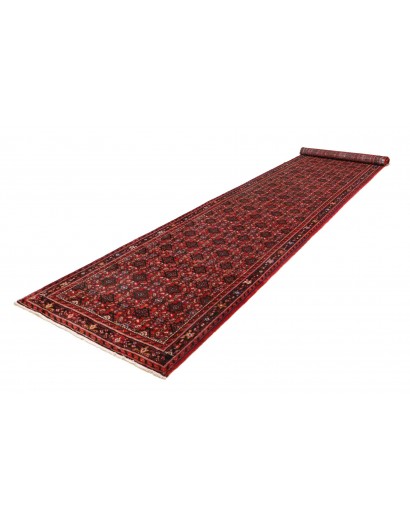 Tappeto Hamadan Persia grigio marrone 120x510
