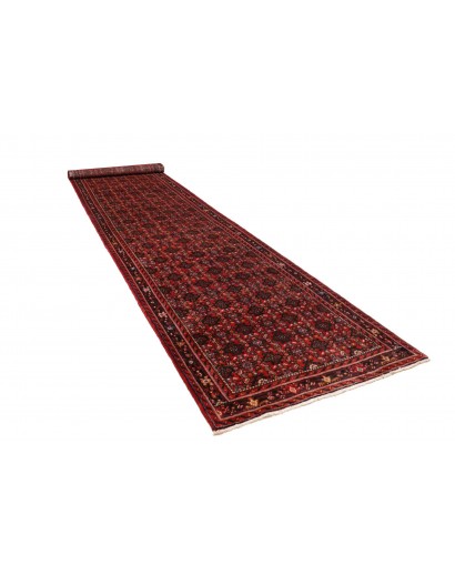 Tappeto Hamadan Persia grigio marrone 120x510