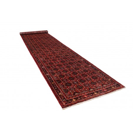 Tappeto Hamadan Persia grigio marrone 120x510