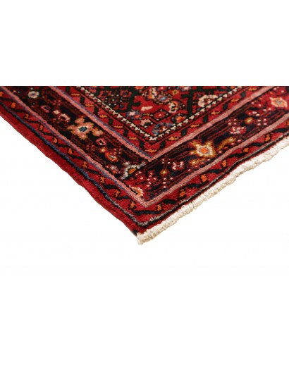 Tappeto Hamadan Persia grigio marrone 120x510