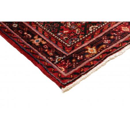Tappeto Hamadan Persia grigio marrone 120x510