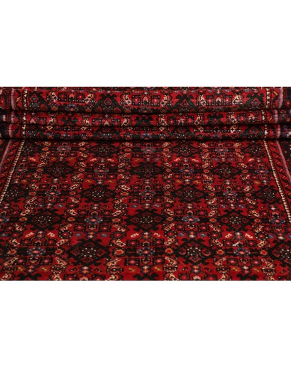 Tappeto Hamadan Persia grigio marrone 120x510