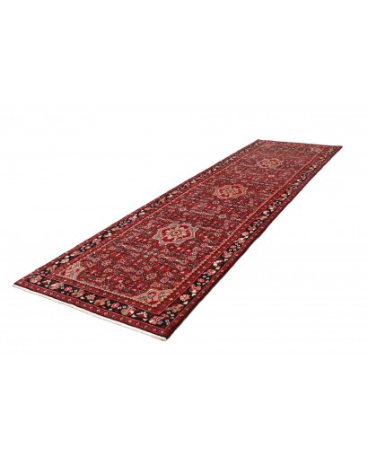 Tappeto Hamadan Persia marrone arancione 116x392