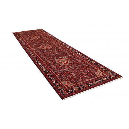 Tappeto Hamadan Persia marrone arancione 116x392