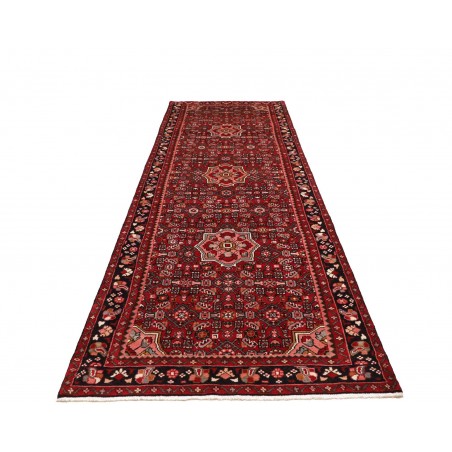 Tappeto Hamadan Persia marrone arancione 116x392