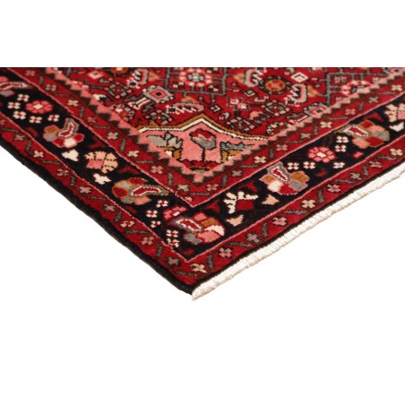 Tappeto Hamadan Persia marrone arancione 116x392