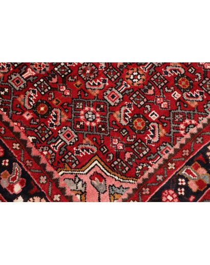 Tappeto Hamadan Persia marrone arancione 116x392