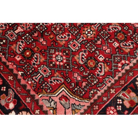 Tappeto Hamadan Persia marrone arancione 116x392