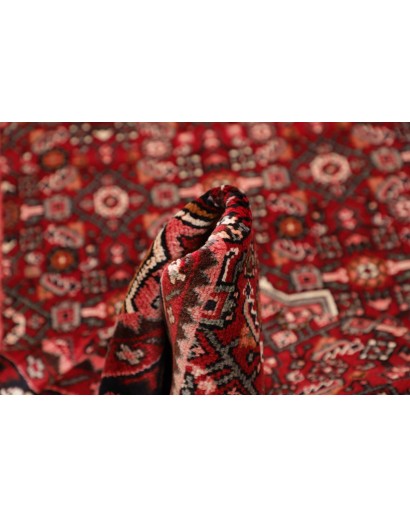 Tappeto Hamadan Persia marrone arancione 116x392