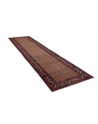 Tappeto Hamadan Persia verde grigio 105x400