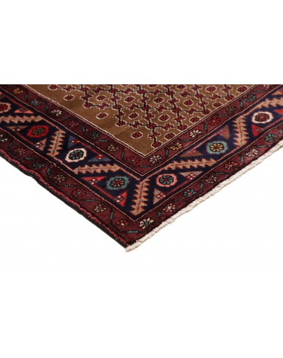 Tappeto Hamadan Persia verde grigio 105x400