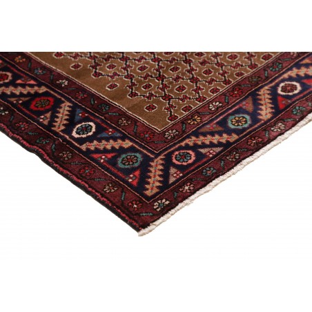 Tappeto Hamadan Persia verde grigio 105x400