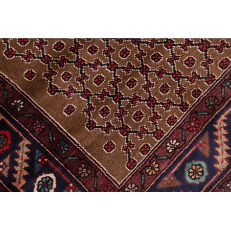 Tappeto Hamadan Persia verde grigio 105x400