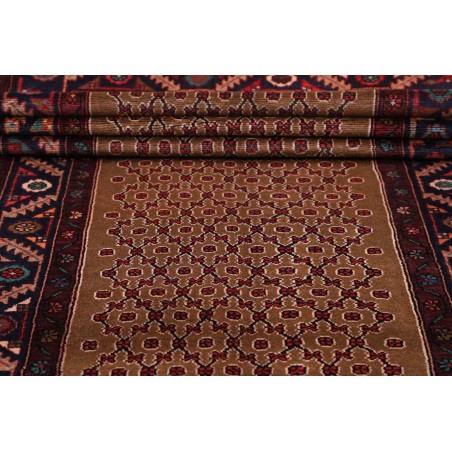 Tappeto Hamadan Persia verde grigio 105x400