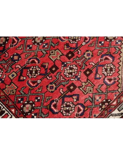 Tappeto Hamadan Persia marrone grigio 90x405