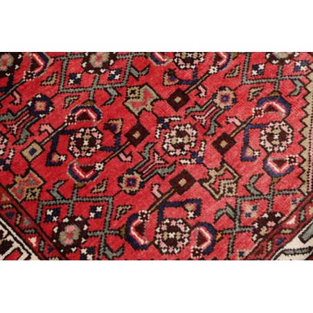 Tappeto Hamadan Persia marrone grigio 90x405