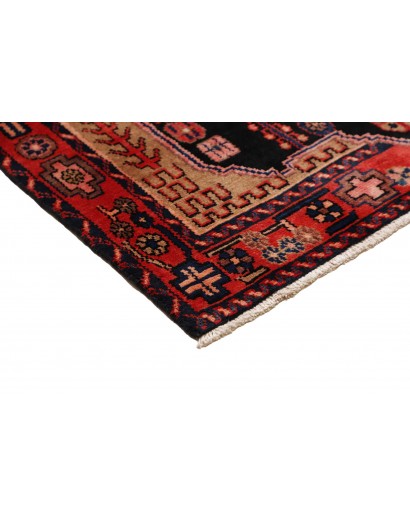 Tappeto Hamadan Persia grigio marrone 120x460