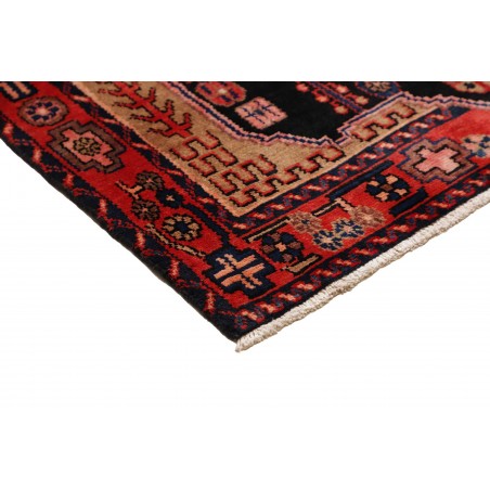 Tappeto Hamadan Persia grigio marrone 120x460
