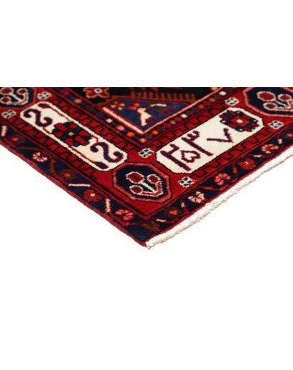 Tappeto Hamadan Persia grigio marrone 102x477