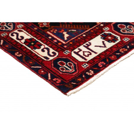 Tappeto Hamadan Persia grigio marrone 102x477