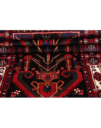 Tappeto Hamadan Persia grigio marrone 102x477