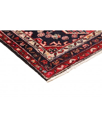 Tappeto Hamadan Persia marrone grigio 103x425