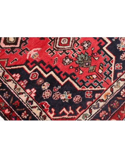 Tappeto Hamadan Persia marrone grigio 103x425