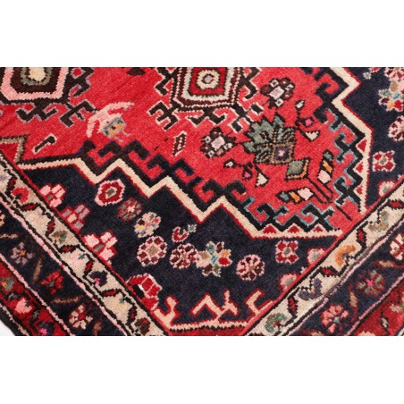 Tappeto Hamadan Persia marrone grigio 103x425