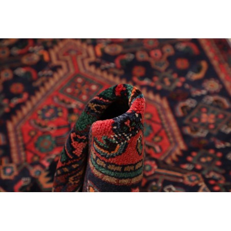 Tappeto Hamadan Persia grigio arancione 110x360