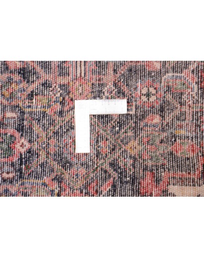 Tappeto Hamadan Persia grigio arancione 110x360