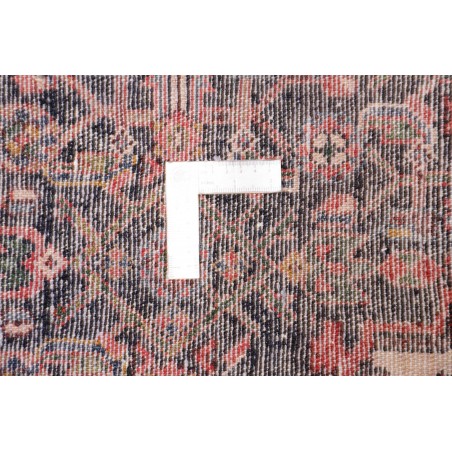 Tappeto Hamadan Persia grigio arancione 110x360