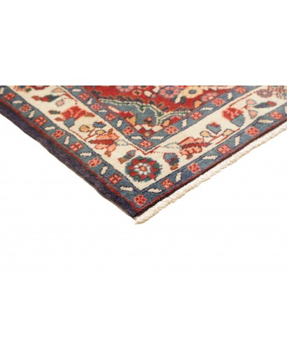 Tappeto Hamadan Persia grigio marrone 118x520