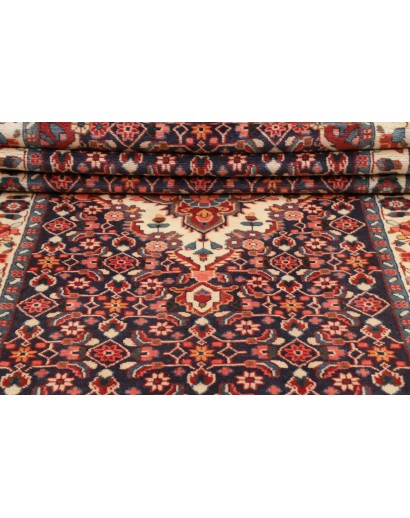 Tappeto Hamadan Persia grigio marrone 118x520