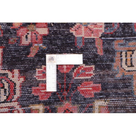 Tappeto Hamadan Persia grigio marrone 118x520