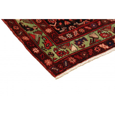 Tappeto Hamadan Persia marrone arancione 115x426